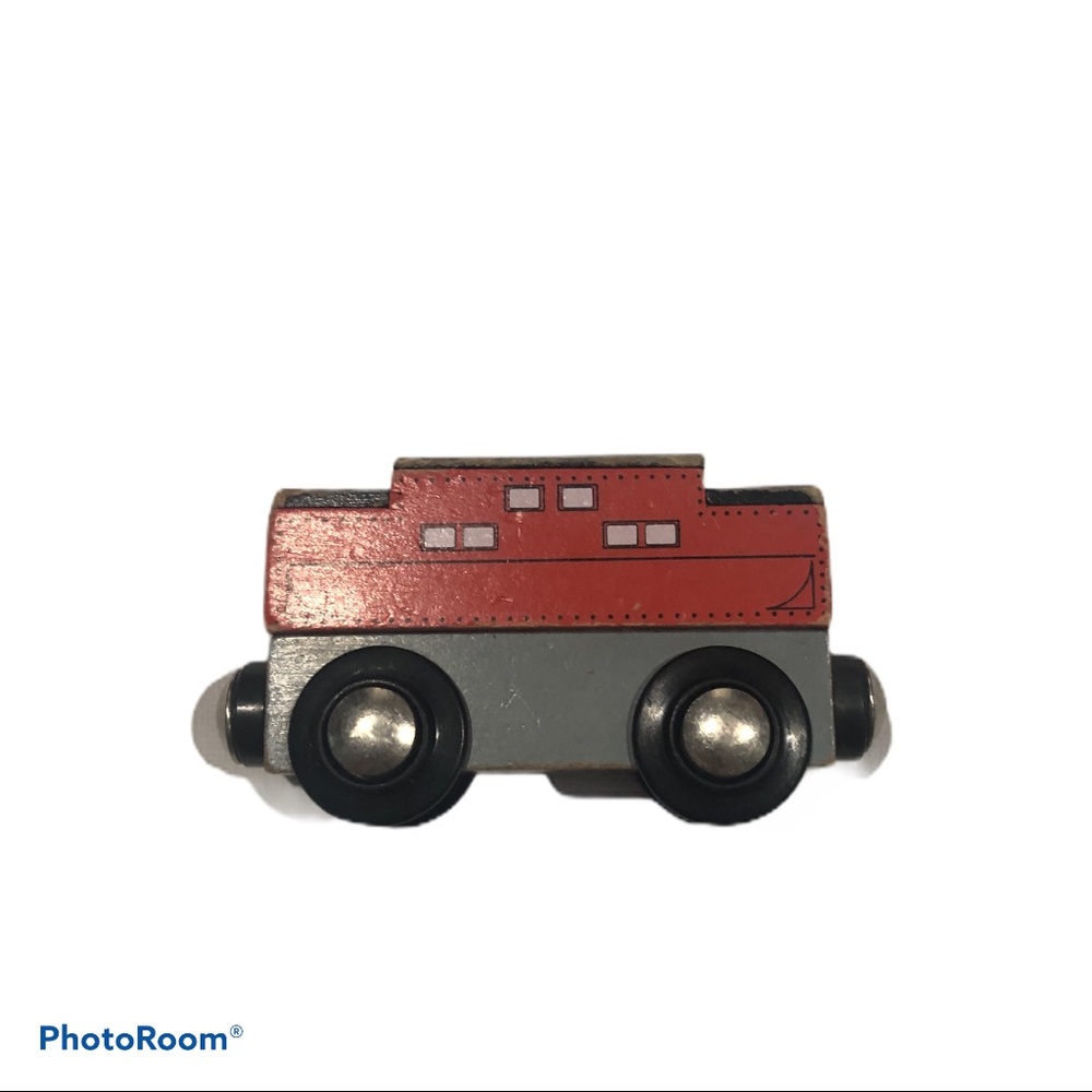 Thomas the train toy caboose red white Black gray